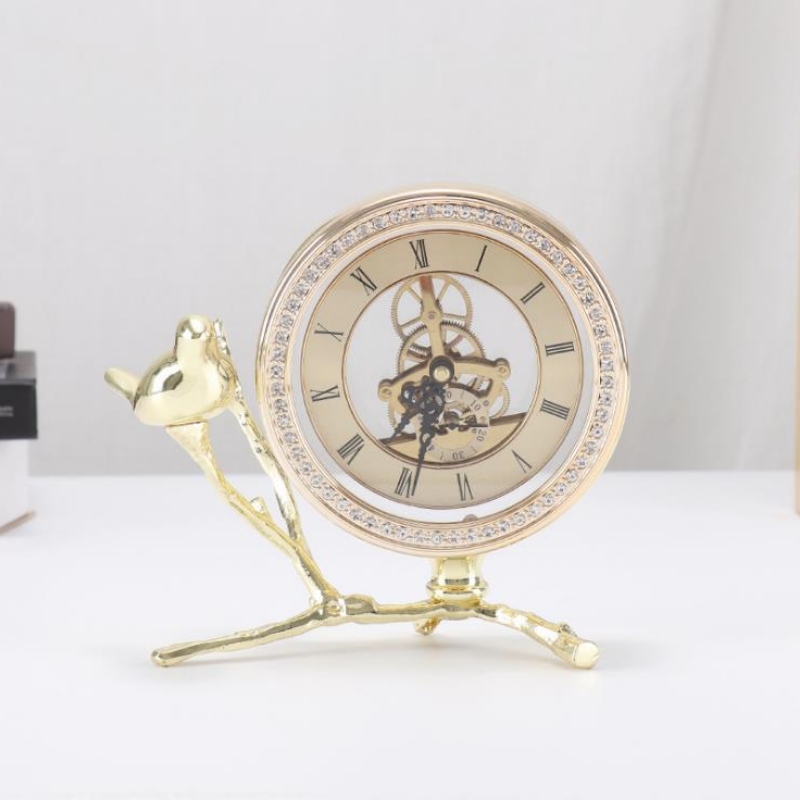 Factory suora myynti Euroopan tyylinen kello retro luova työpäivä metallinen lintukello kotikoriste seinäkellojen riipukset